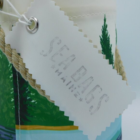 Sea Bags of Maine Retriever in Blue Canoe Bucket Bag | Preppy | NWT - Picture 9 of 12